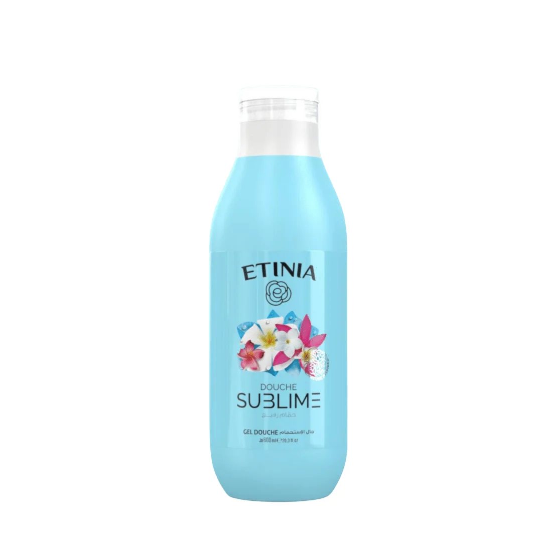  Etinia Gel Douche Sublime Sensation 600Ml - produit parapharmaceutique authentique | Parapharmacie Si Ahmed