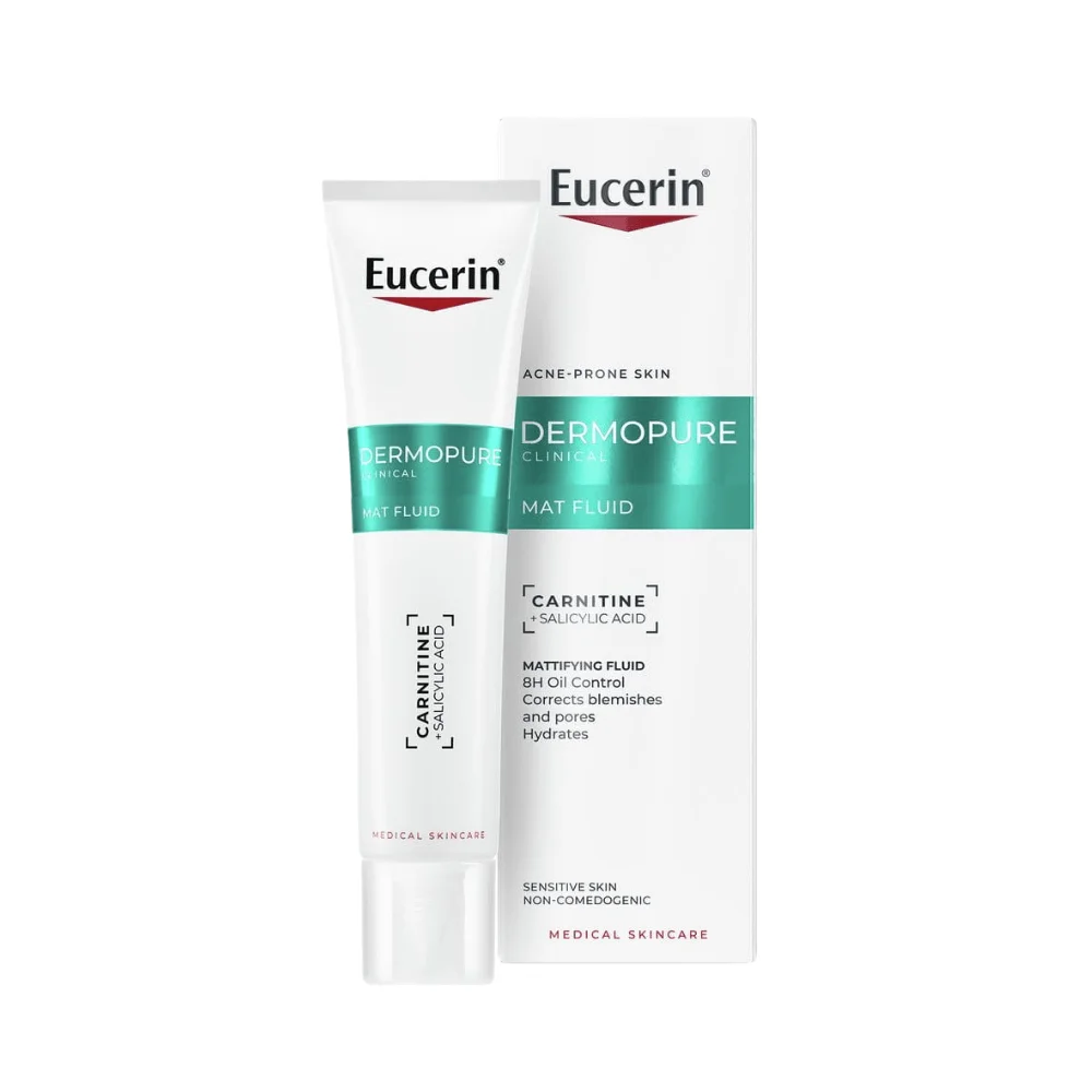  Eucerin Dermopure Clinical Mat Fluide Matifiant 40ml - produit parapharmaceutique authentique | Parapharmacie Si Ahmed