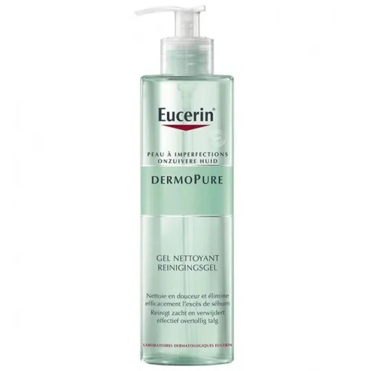  Eucerin Dermopure Gel Nettoyant 400Ml - produit parapharmaceutique authentique | Parapharmacie Si Ahmed