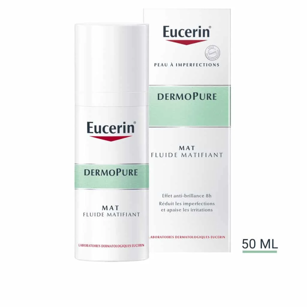  Eucerin Dermopure Mat Fluide Matifiant 50Ml - produit parapharmaceutique authentique | Parapharmacie Si Ahmed