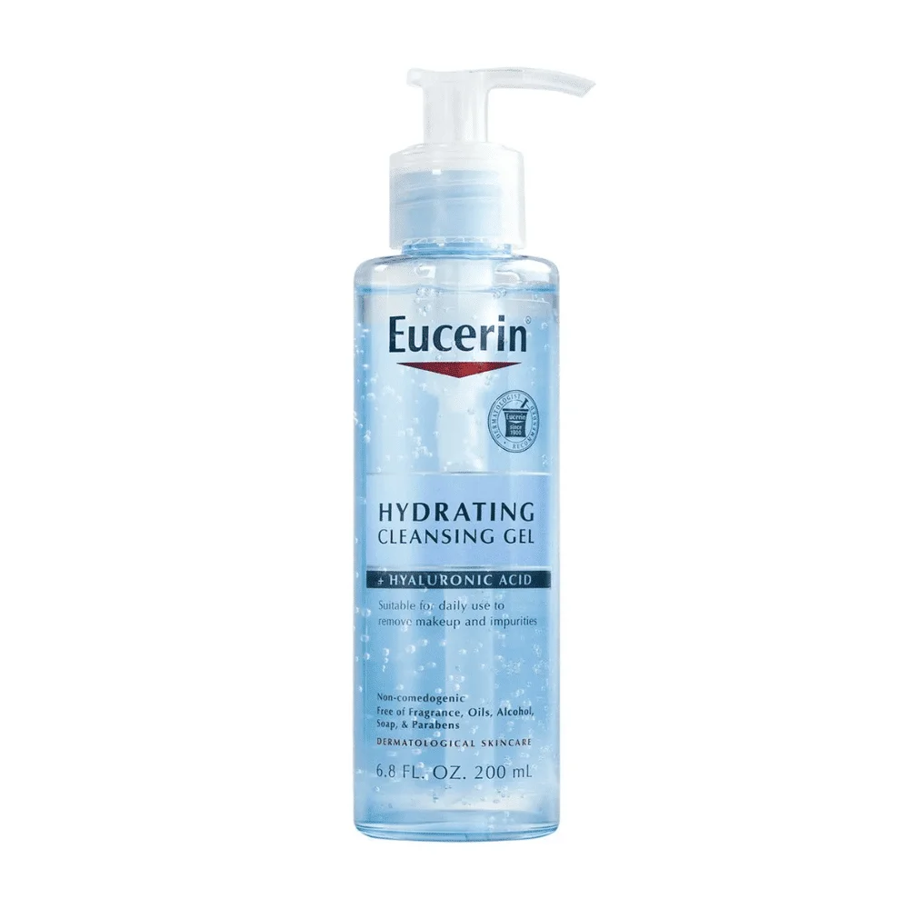  Eucerin Face Gentle Cleansing Hydrating Gel 200Ml - produit parapharmaceutique authentique | Parapharmacie Si Ahmed