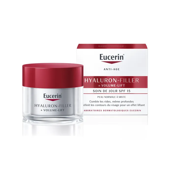  Eucerin Hyaluron Filler Volume Lift Spf15 Peau Normale/Mixtes 50Ml - produit parapharmaceutique authentique | Parapharmacie Si Ahmed