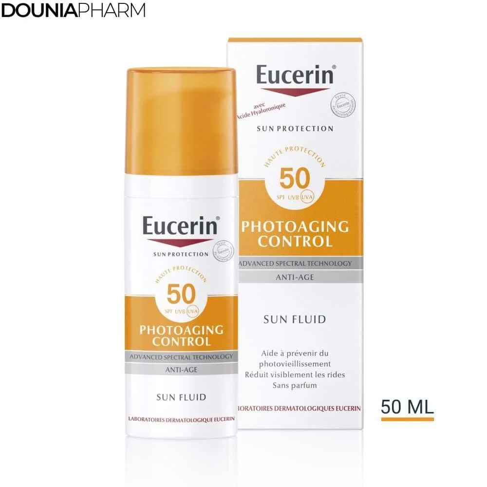  Eucerin Photoaging Control Spf 50+ 50Ml - produit parapharmaceutique authentique | Parapharmacie Si Ahmed