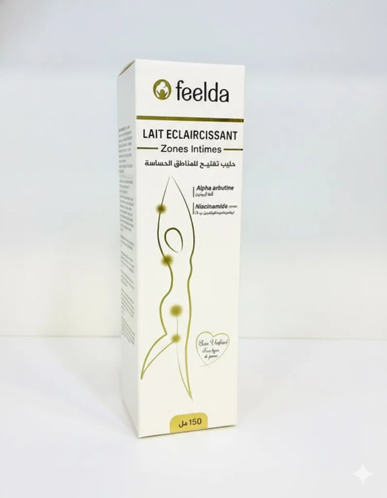 BISSANE LAB Feelda Lait Eclaircissant zone intimes  - produit parapharmaceutique authentique | Parapharmacie Si Ahmed