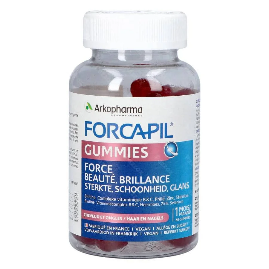  Forcapil Croissance Gummies B 60 - produit parapharmaceutique authentique | Parapharmacie Si Ahmed