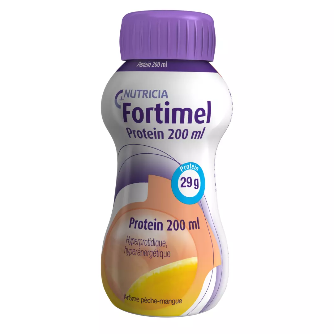  Fortimel Arome Peche Mangue 200Ml - produit parapharmaceutique authentique | Parapharmacie Si Ahmed