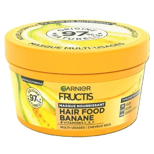  Fructis Masque Nourissant Hair Food Banane 390Ml - produit parapharmaceutique authentique | Parapharmacie Si Ahmed