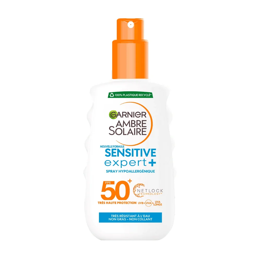  Garnier Ambre Solaire Sensitive Expert Spf50+ 50Ml - produit parapharmaceutique authentique | Parapharmacie Si Ahmed