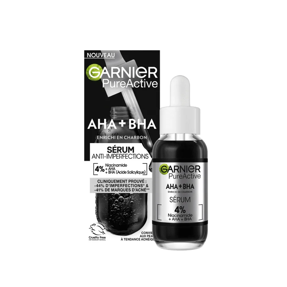  Garnier Charcoal Serum 30 Ml - produit parapharmaceutique authentique | Parapharmacie Si Ahmed