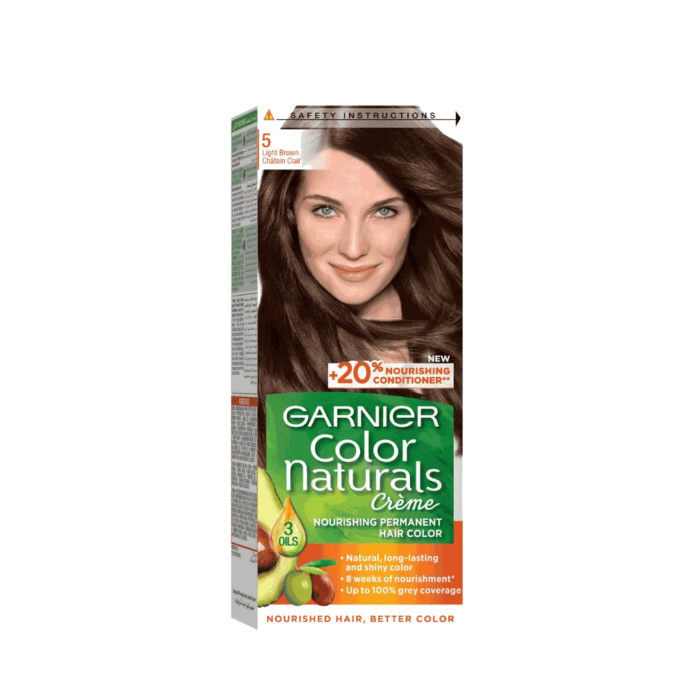  Garnier Color Naturals Creme 5 Chatain Clair - produit parapharmaceutique authentique | Parapharmacie Si Ahmed