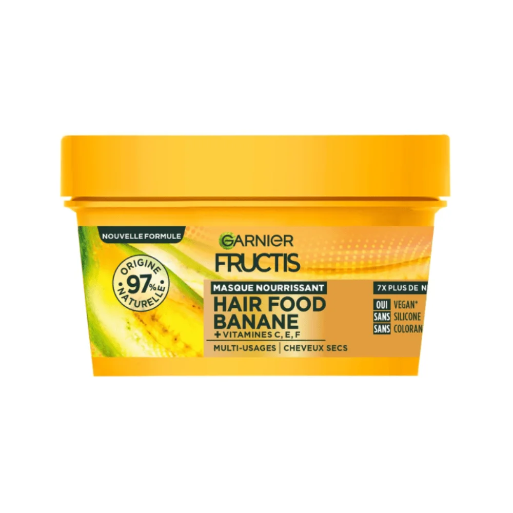  Garnier Fructis Hair Food Banane 320Ml - produit parapharmaceutique authentique | Parapharmacie Si Ahmed
