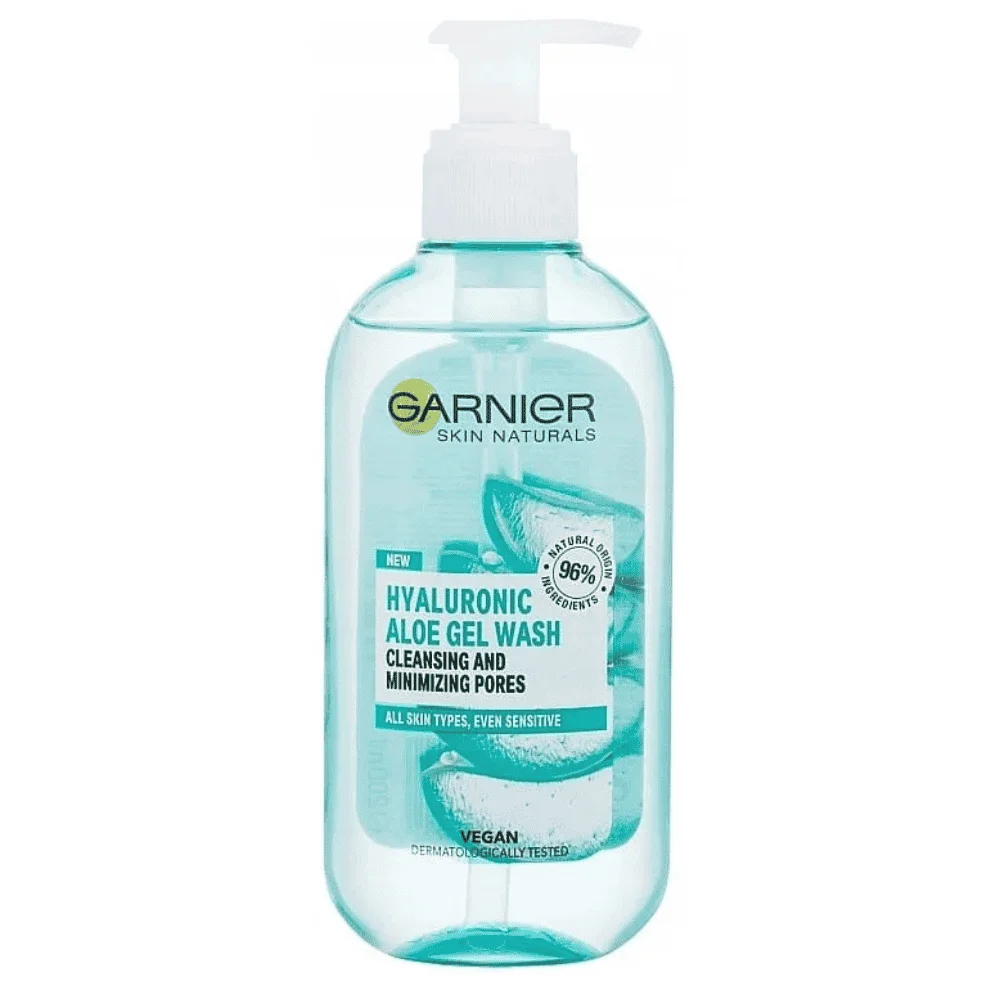  Garnier Skin Active Hyaluronic Aloe Gel Nettoyant 200Ml - produit parapharmaceutique authentique | Parapharmacie Si Ahmed