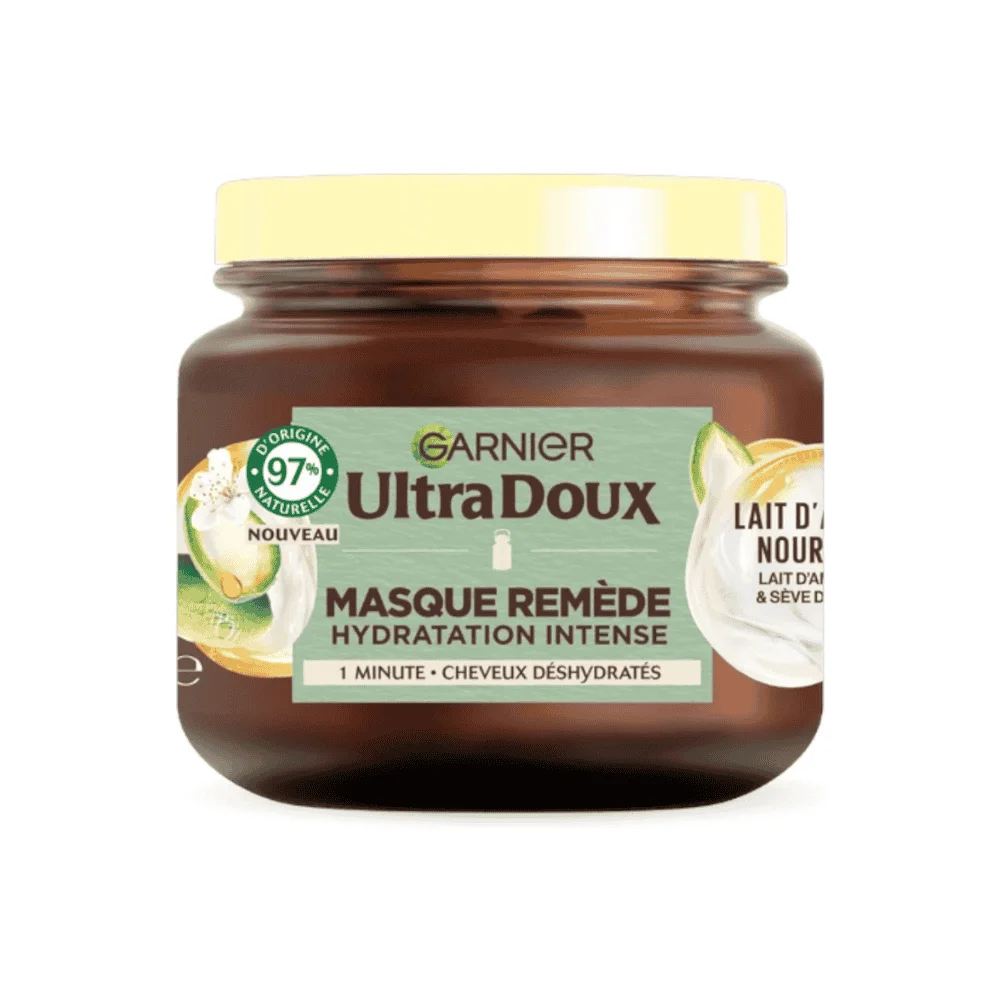  Garnier Ultra Doux Masque Remède Lait D’Amande 340Ml - produit parapharmaceutique authentique | Parapharmacie Si Ahmed