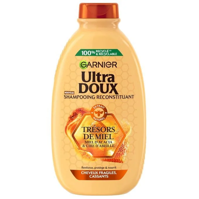  Garnier Ultra Doux Shamp Tresors De Miel 300Ml - produit parapharmaceutique authentique | Parapharmacie Si Ahmed