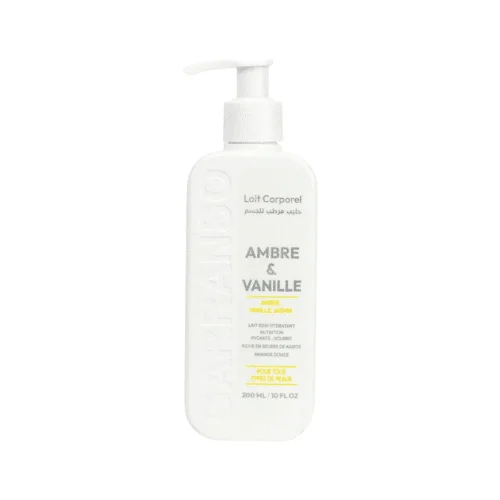  Garranso Lait Corps Ambre Vanille 200Ml - produit parapharmaceutique authentique | Parapharmacie Si Ahmed