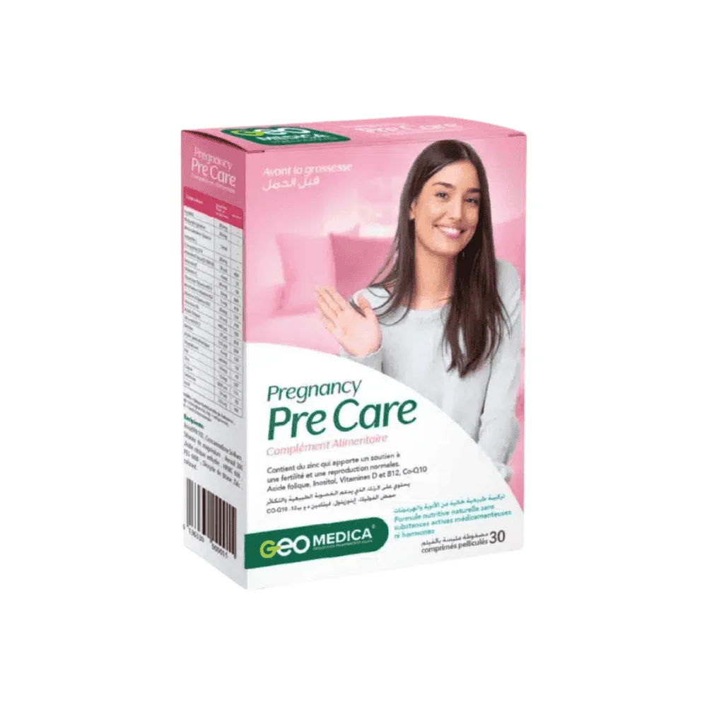  Geomedica Pregnancy Via Care B/30 - produit parapharmaceutique authentique | Parapharmacie Si Ahmed