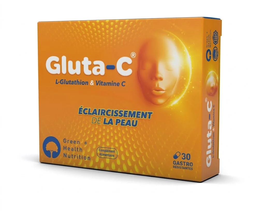 Green health Nutrition GHN Gluta-C [Vitamine C & L-Glutathion] 30 Capsules