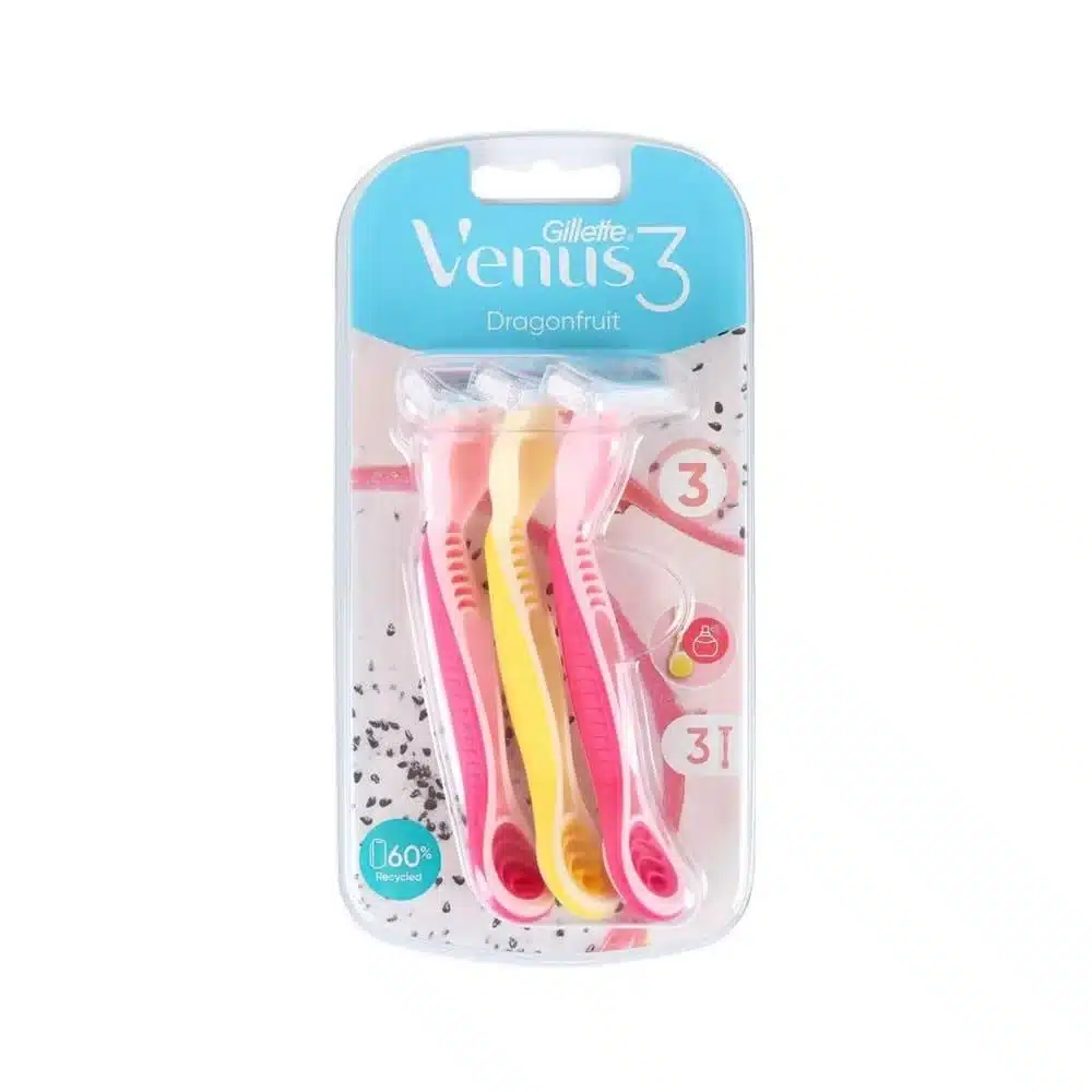  Gillette Venus Rasoir Dragonfruit Pack De 3 - produit parapharmaceutique authentique | Parapharmacie Si Ahmed