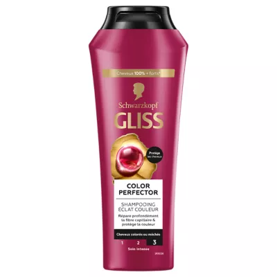  Gliss Color Perfector Shampoing Eclat Doucuer 250Ml - produit parapharmaceutique authentique | Parapharmacie Si Ahmed