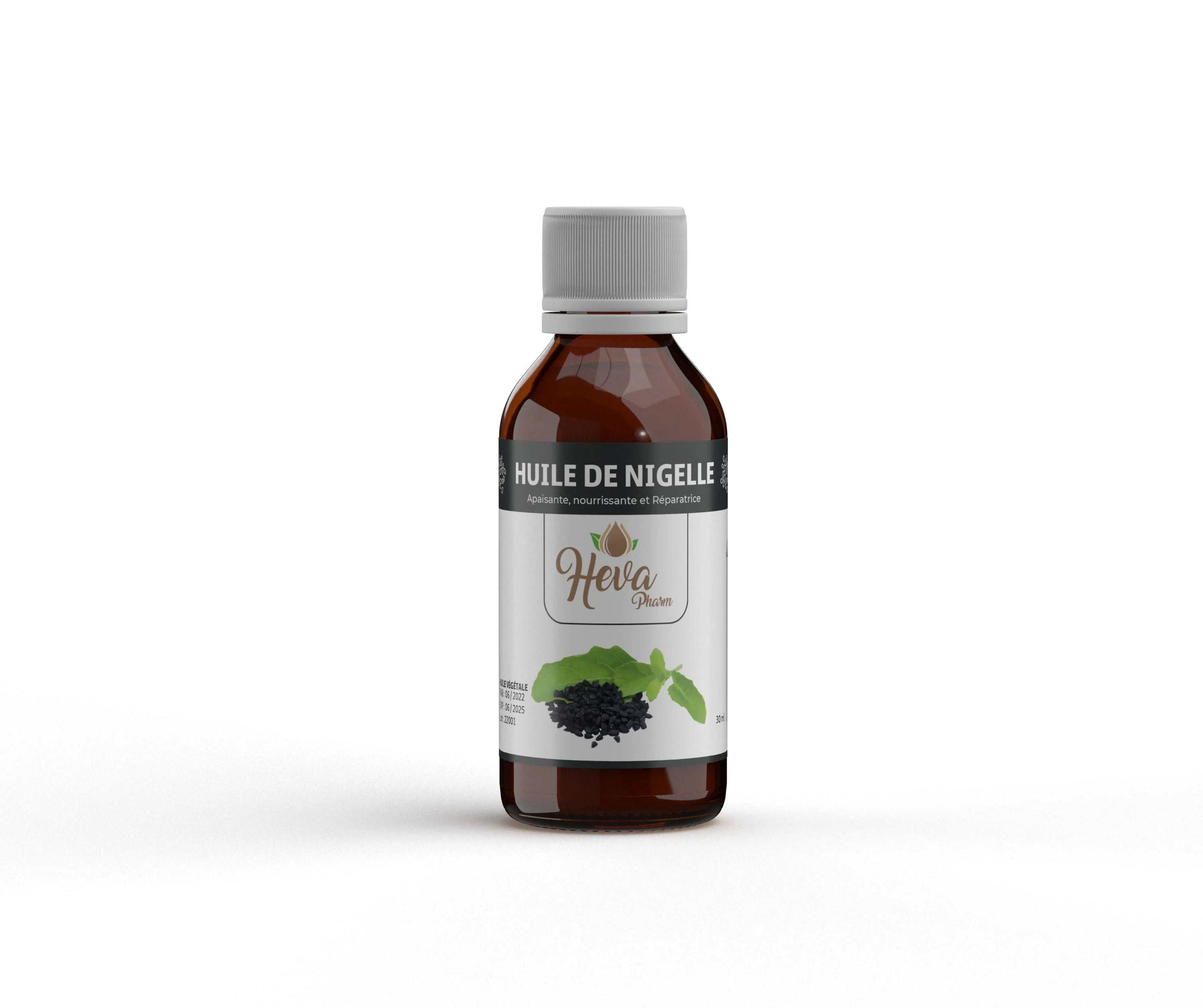  Heva Pharm Huile De Nigelle 30Ml - produit parapharmaceutique authentique | Parapharmacie Si Ahmed