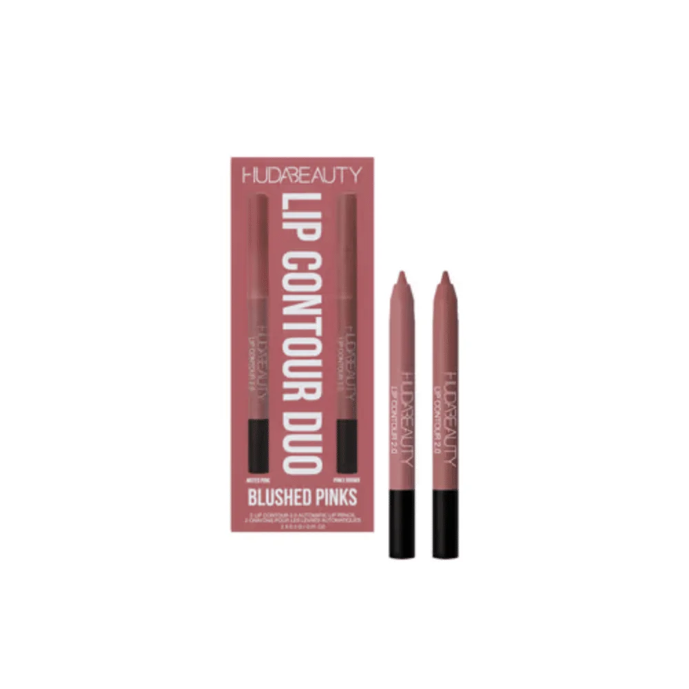  Hudabeauty Lip Contour Duo Blushed Pinks 0.6G - produit parapharmaceutique authentique | Parapharmacie Si Ahmed