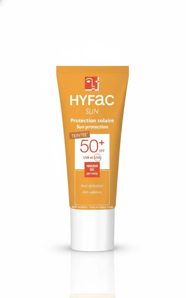 Hyfac Sun Protection solaire toucher sec teintée spf50+