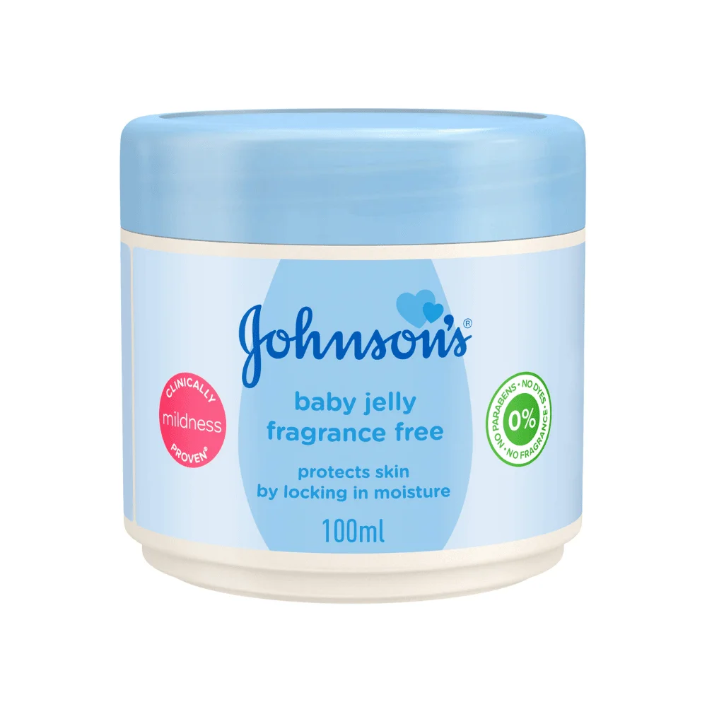  Johnson Vaseline Baby Jelly 100Ml - produit parapharmaceutique authentique | Parapharmacie Si Ahmed