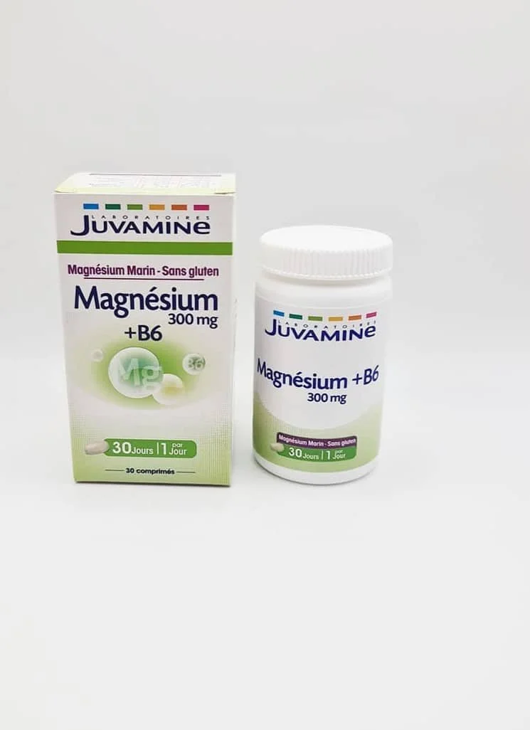  Juvamine Magnésium 300Mg B6 B/30 Cp - produit parapharmaceutique authentique | Parapharmacie Si Ahmed