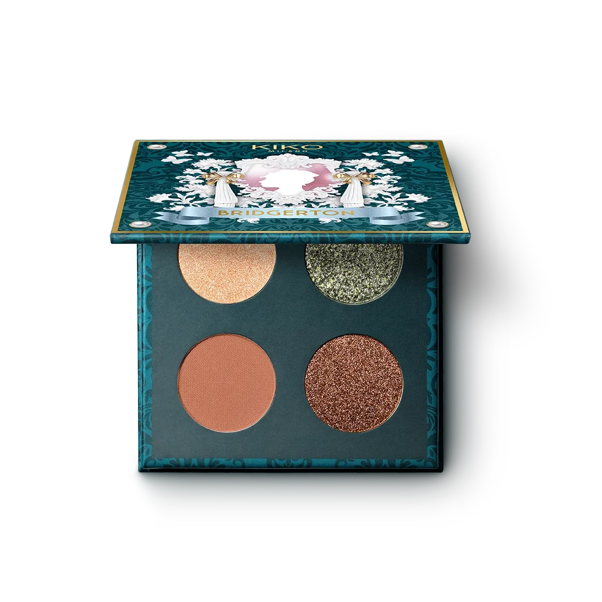  Kiko Bridgerton Quartet Eyeshadow Palette - produit parapharmaceutique authentique | Parapharmacie Si Ahmed
