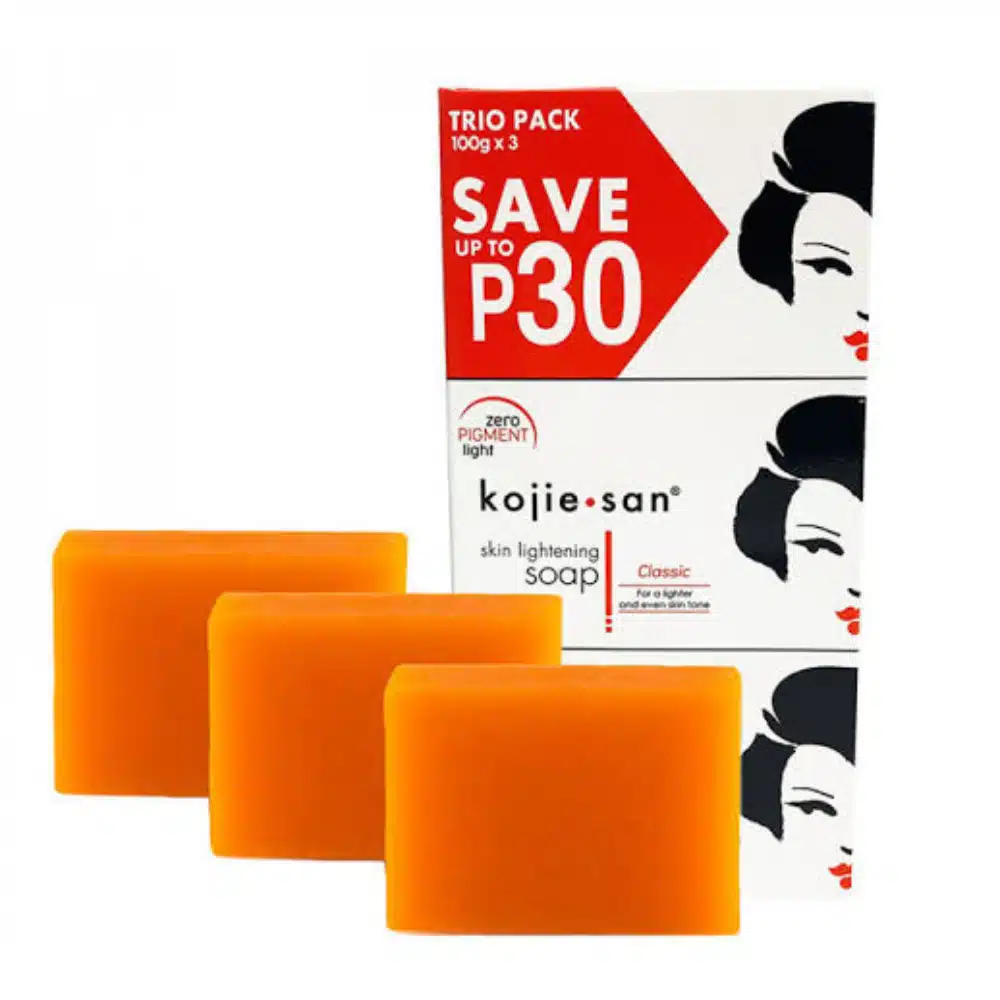  Kojie San Skin Lightening Soap 65G*3 - produit parapharmaceutique authentique | Parapharmacie Si Ahmed