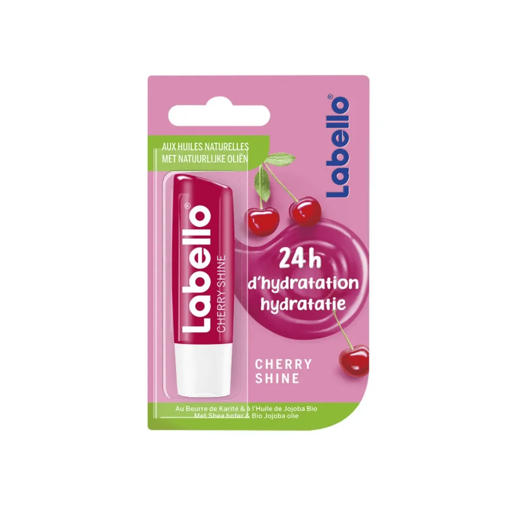  Labello Cherry Shine Cerise 4.8Gr - produit parapharmaceutique authentique | Parapharmacie Si Ahmed