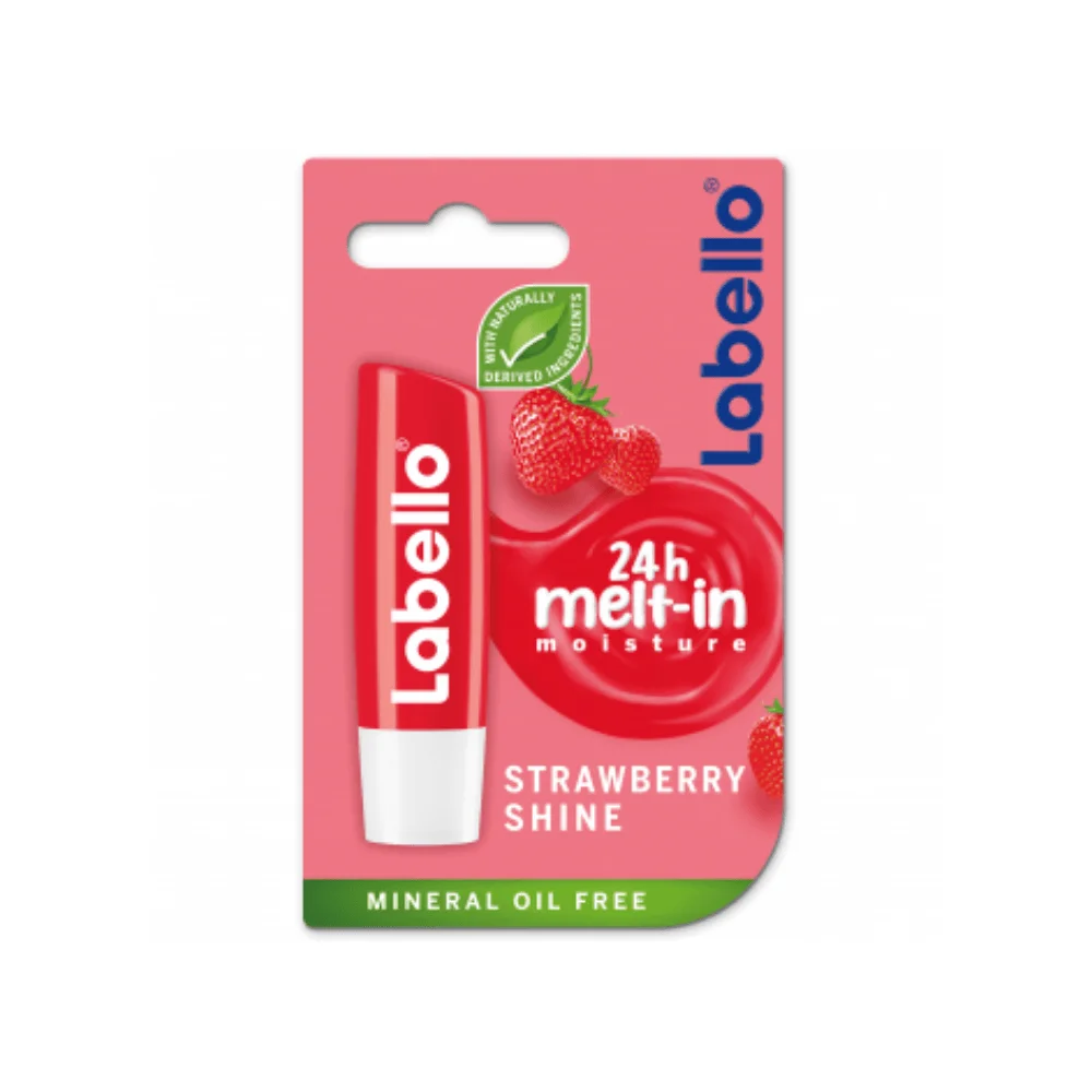  Labello Strawberry Shine 4.8gr - produit parapharmaceutique authentique | Parapharmacie Si Ahmed