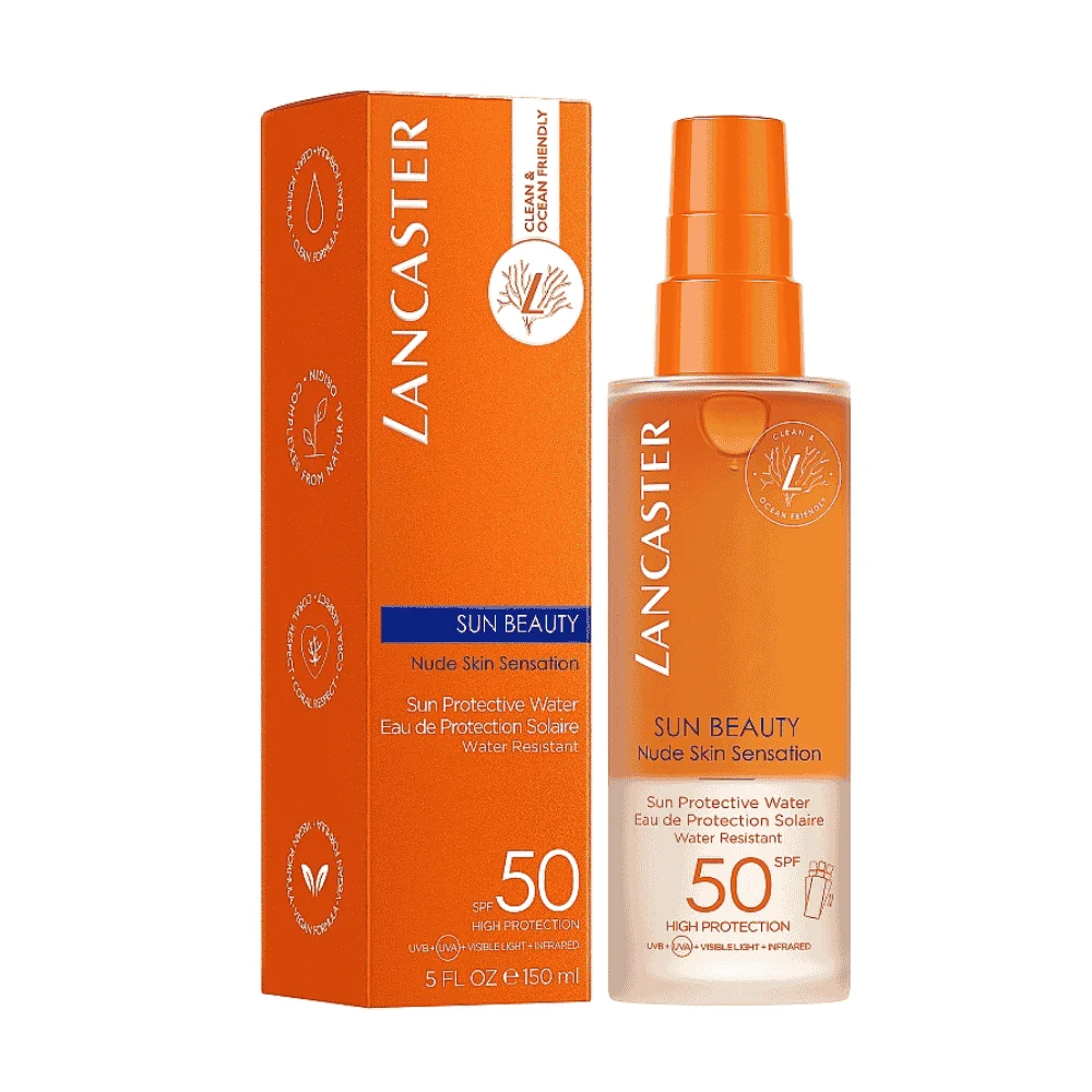  Lancaster Sun Beauty Sun Protective Water Spf50+ 150Ml - produit parapharmaceutique authentique | Parapharmacie Si Ahmed