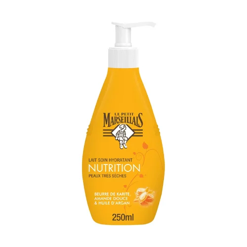  Le Petit Marseillais Lait Soin Hydratant Nutrition Peaux Tres Seches 250Ml - produit parapharmaceutique authentique | Parapharmacie Si Ahmed