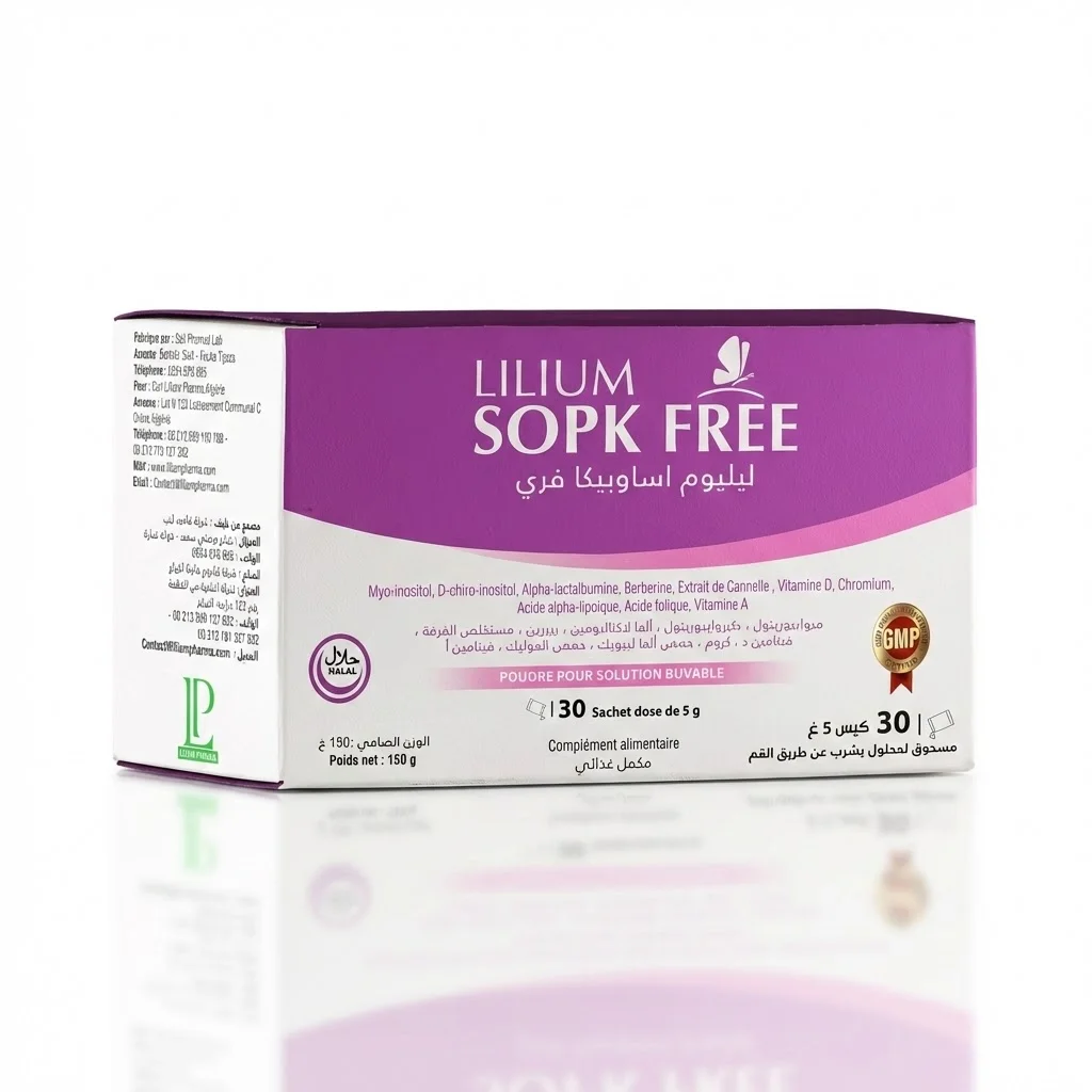 LIlium pharma LILIUM SOPK FREE Complément Alimentaire - produit parapharmaceutique authentique | Parapharmacie Si Ahmed