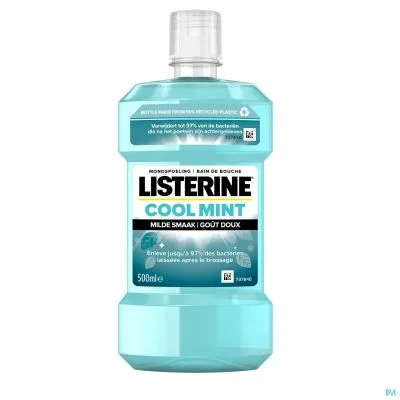  Listerine Cool Mint Bain De Bouche 500Ml - produit parapharmaceutique authentique | Parapharmacie Si Ahmed