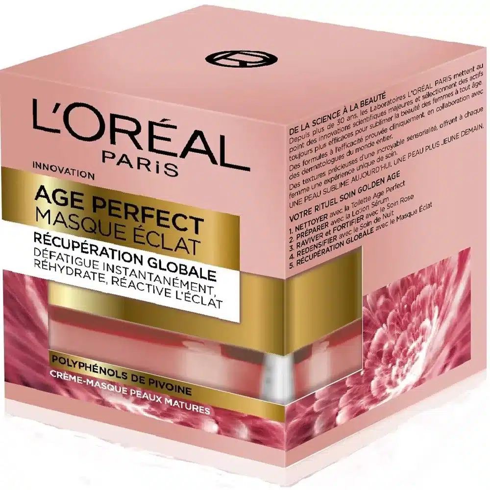  L’Oreal Age Perfect Golden Age Masque Creme 50Ml - produit parapharmaceutique authentique | Parapharmacie Si Ahmed