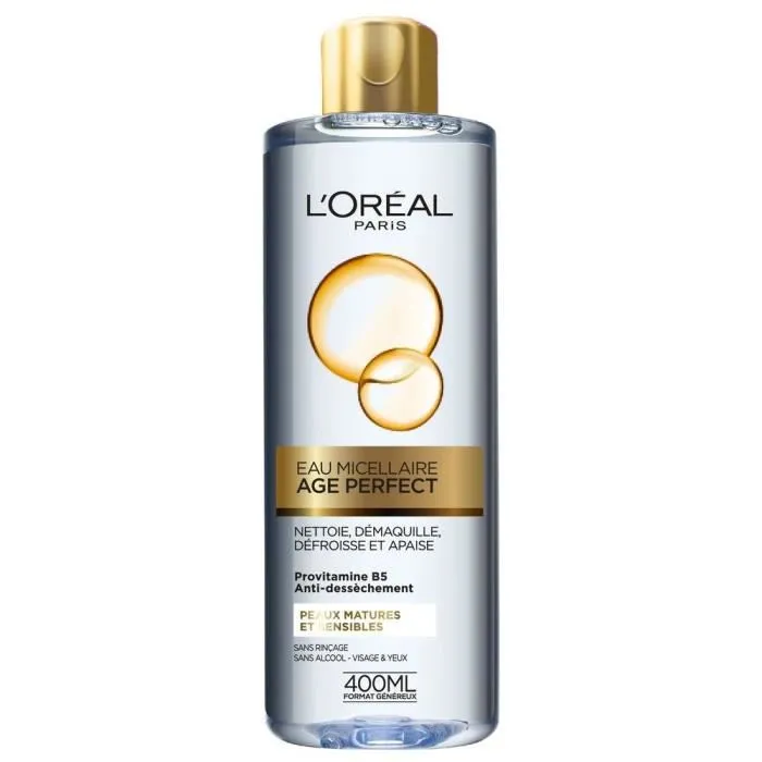  L’Oreal Eau Micellaire Age Perfect Peaux Mature Et Sensible 400Ml - produit parapharmaceutique authentique | Parapharmacie Si Ahmed
