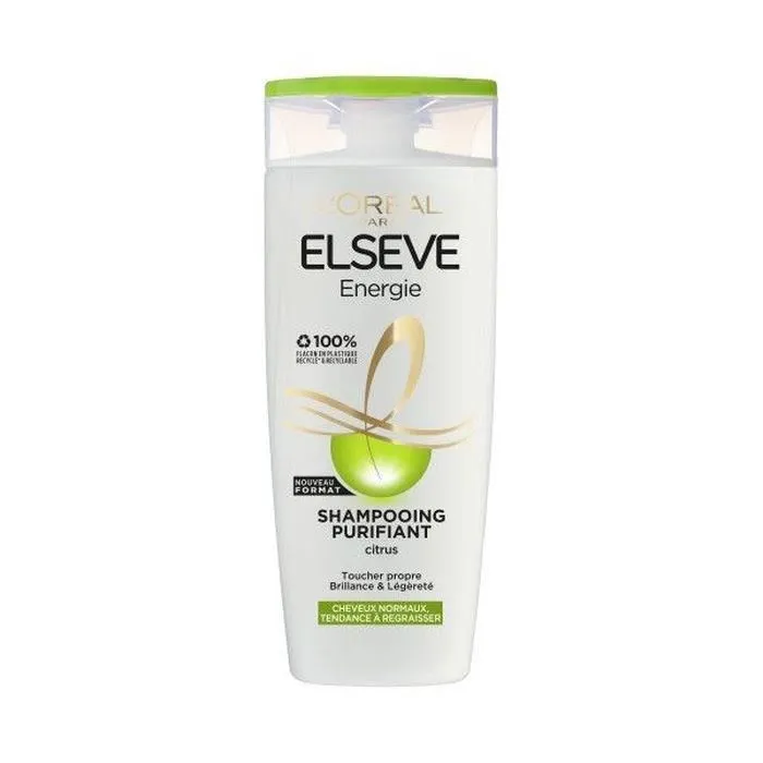 L’Oreal Elseve Energie Shampoing Fortifiant Citrus 290Ml - produit parapharmaceutique authentique | Parapharmacie Si Ahmed