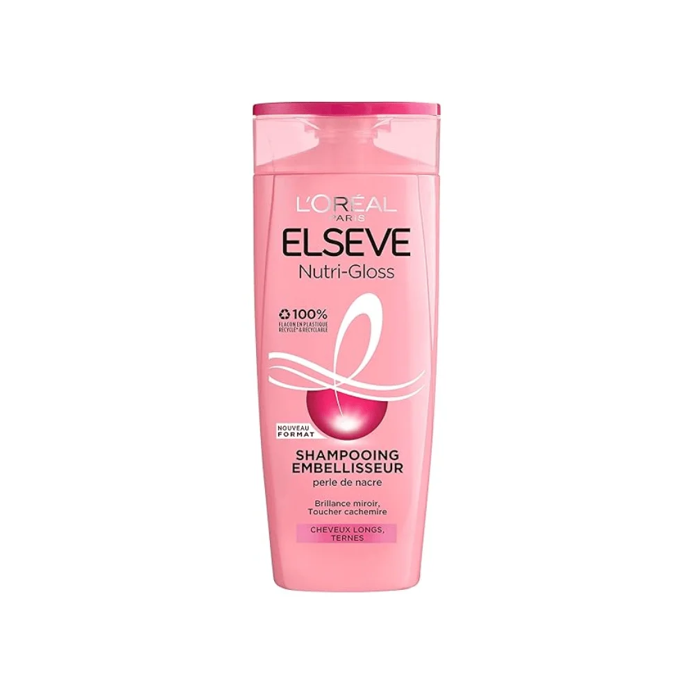  L’Oreal Elseve Nutri Gloss Shampoing Embellisseur 290Ml - produit parapharmaceutique authentique | Parapharmacie Si Ahmed