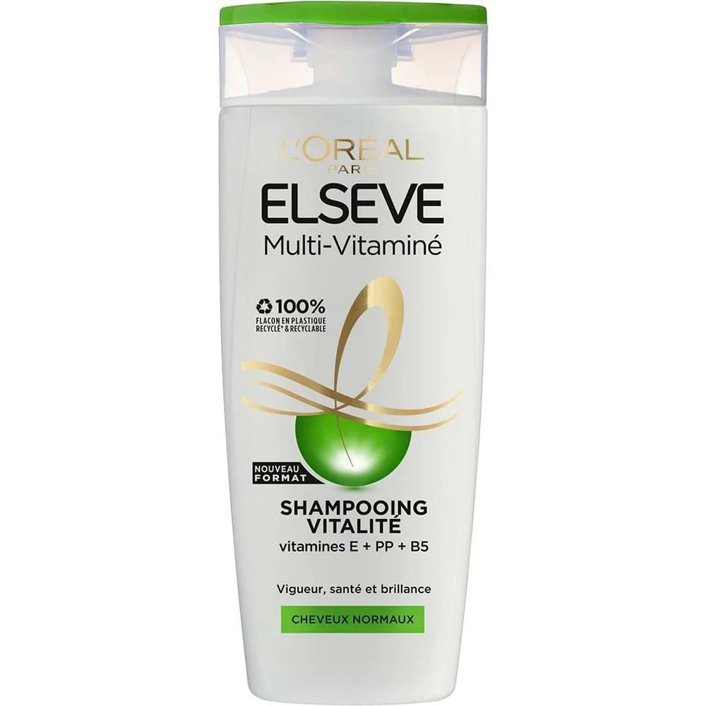  L’Oreal Elseve Shampoing Vitalité 290Ml - produit parapharmaceutique authentique | Parapharmacie Si Ahmed