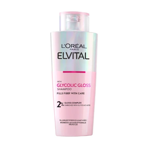  l’oréal Elvital Glycolic Gloss Shampoo 200 Ml - produit parapharmaceutique authentique | Parapharmacie Si Ahmed