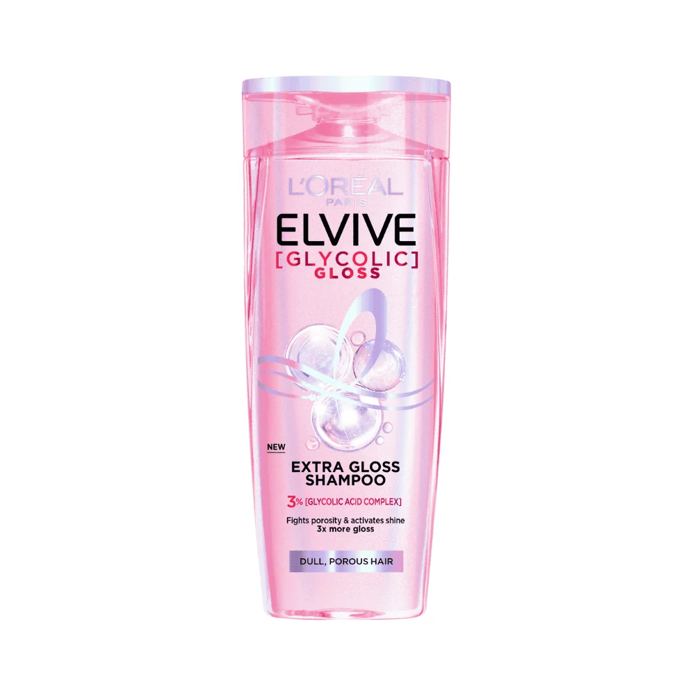  L’Oréal Elvive Glycolic Gloss Shampoo 200 Ml - produit parapharmaceutique authentique | Parapharmacie Si Ahmed