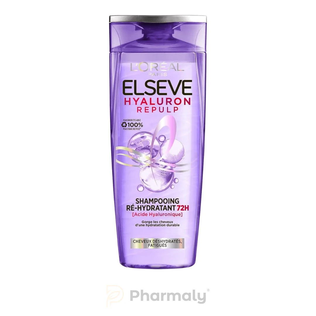  L’Oreal Elvive Hyaluron Hydra Shampoing Hydratant - produit parapharmaceutique authentique | Parapharmacie Si Ahmed