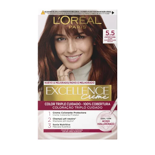  L’Oreal Excellence Coloration N’ 5.5 - produit parapharmaceutique authentique | Parapharmacie Si Ahmed