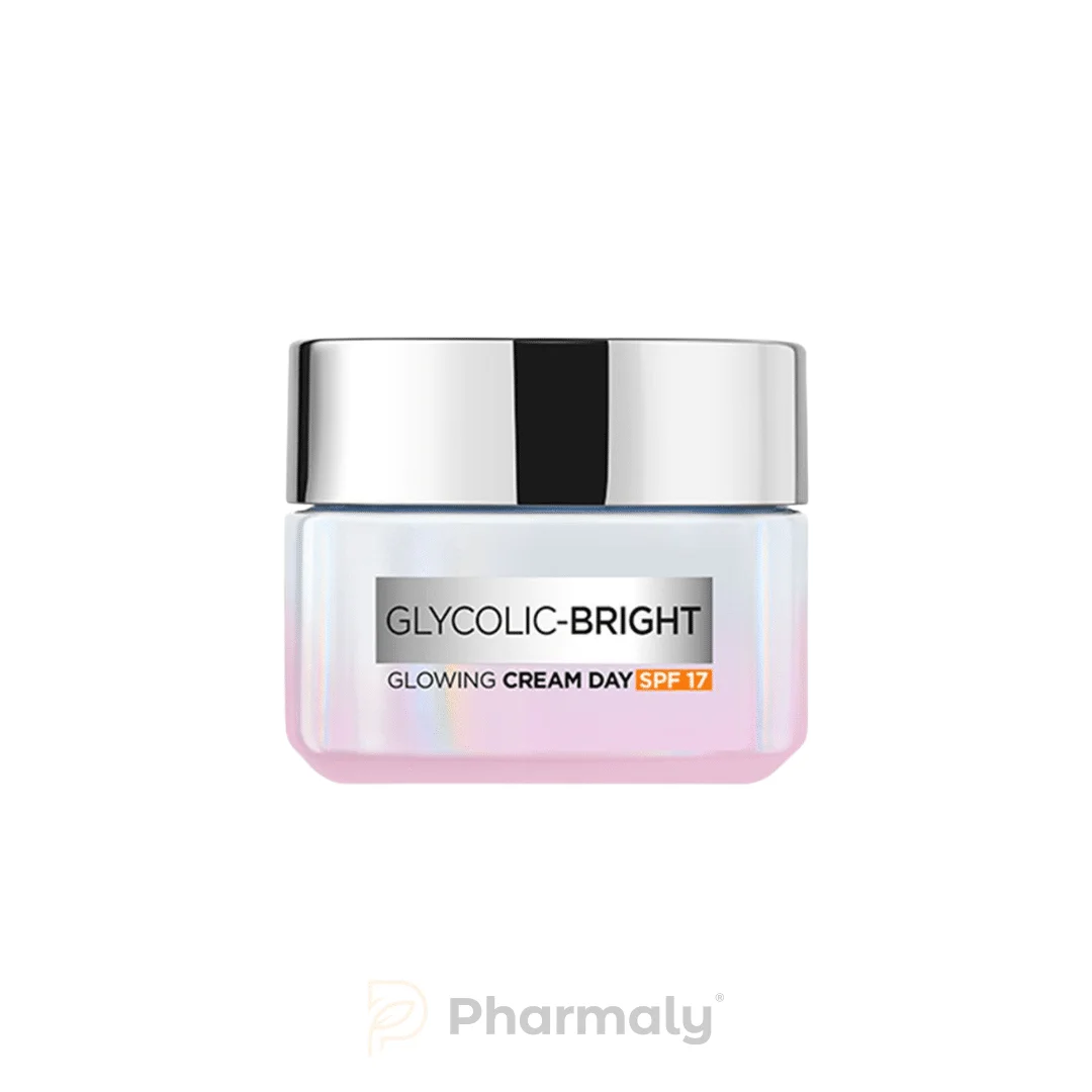  Loreal Glycolic Bright Creme Jour Spf 17 - produit parapharmaceutique authentique | Parapharmacie Si Ahmed