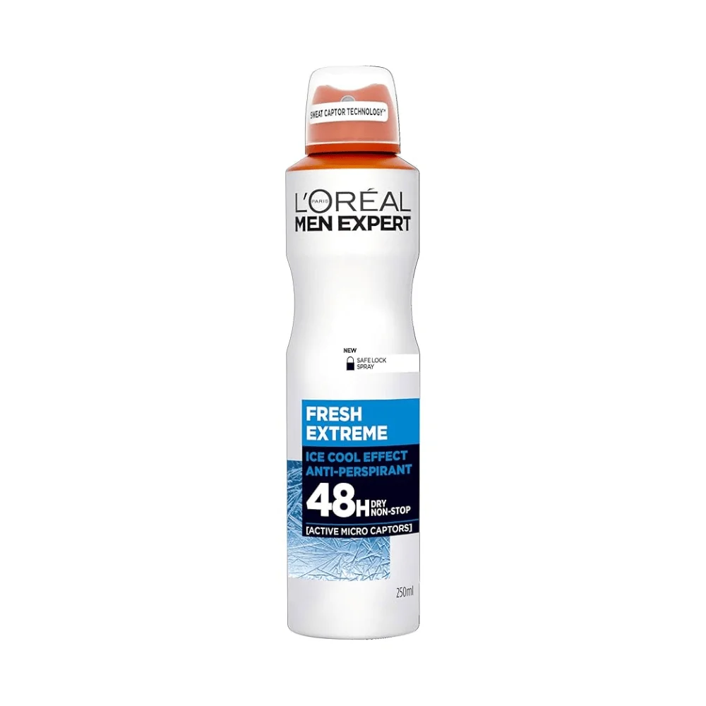  L’Oréal Men Expert Fresh Extreme 48H Anti Transpirant 250Ml - produit parapharmaceutique authentique | Parapharmacie Si Ahmed