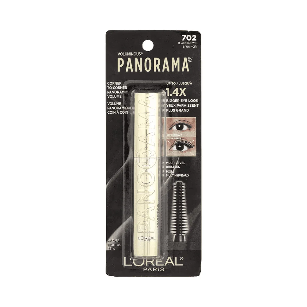  L’Oreal Panorama Mascara 702 Brun Noir 9.9Ml - produit parapharmaceutique authentique | Parapharmacie Si Ahmed