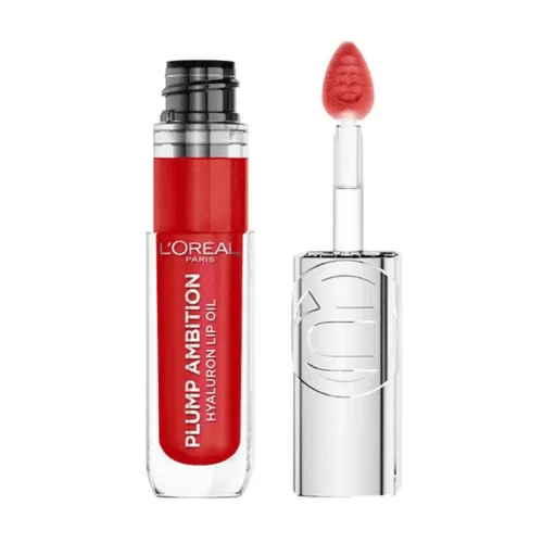  L’Oréal Plump Ambition Hyaluron Lip Oil 380 Rouge In Love 5Ml - produit parapharmaceutique authentique | Parapharmacie Si Ahmed
