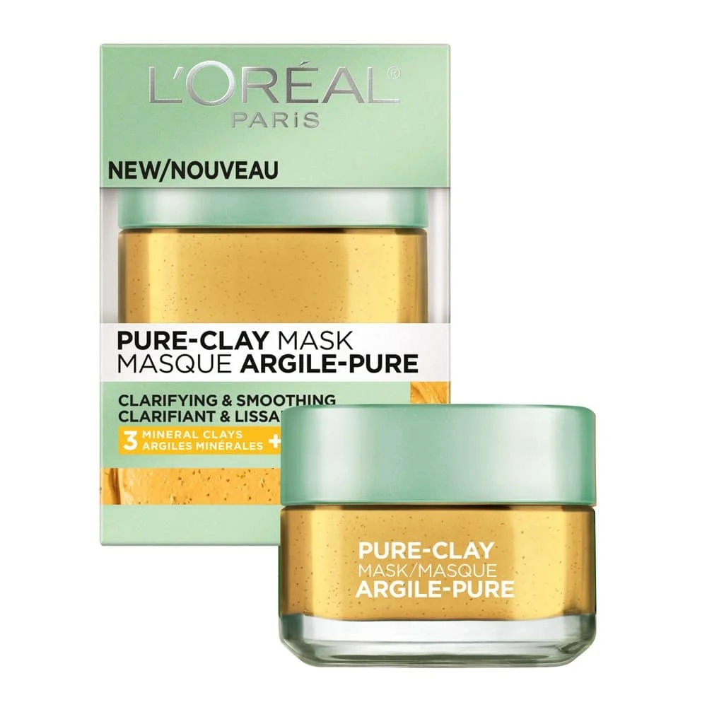  L’Oreal Pure Clay Mask Jaune 50 Ml - produit parapharmaceutique authentique | Parapharmacie Si Ahmed